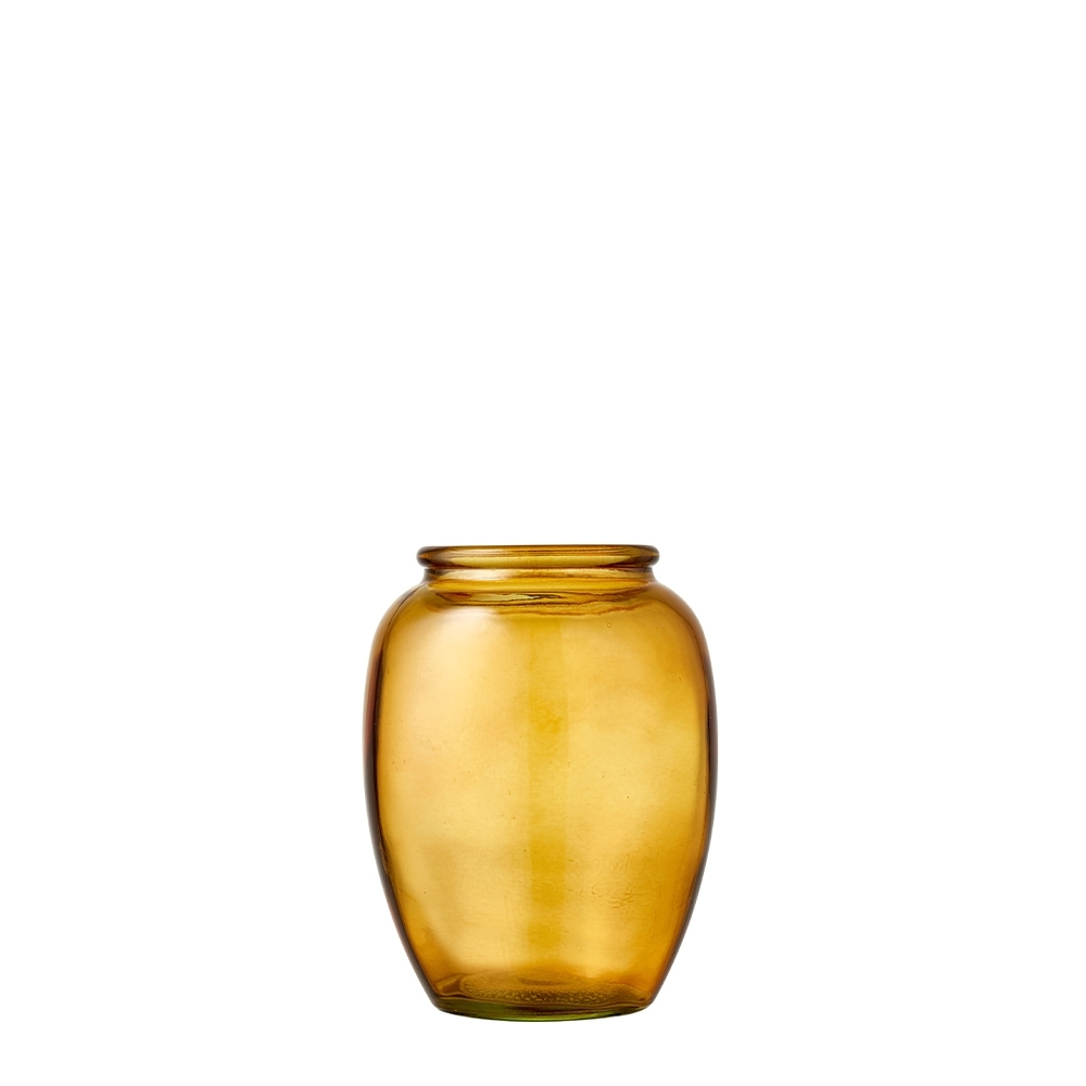 Bitz - Kusintha Vase - 13 cm - Amber Bitz - Kusintha Vase - 13 cm - Amber