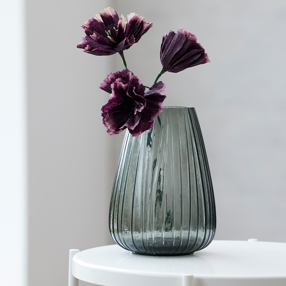 Bitz - Kusintha Vase - 22 cm - Grau Bitz - Kusintha Vase - 22 cm - Grau