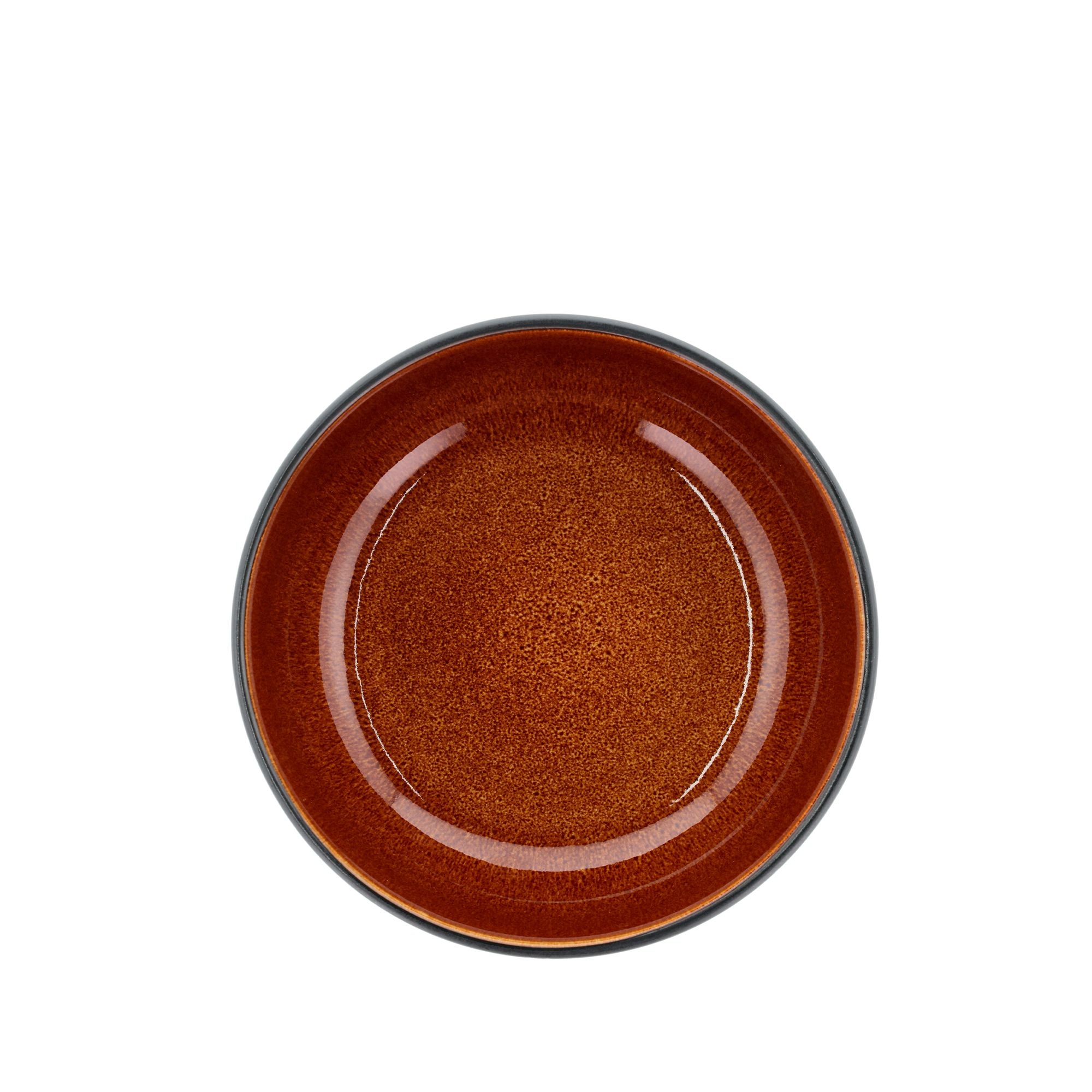 Bitz - Gastro Poke/Ramenschale - 18 cm - Schwarz/Amber