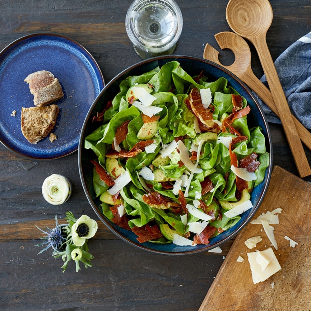 Bitz - Salatschüssel - 30 cm - Schwarz/Dunkelblau Bitz - Salatschüssel - 30 cm - Schwarz/Dunkelblau