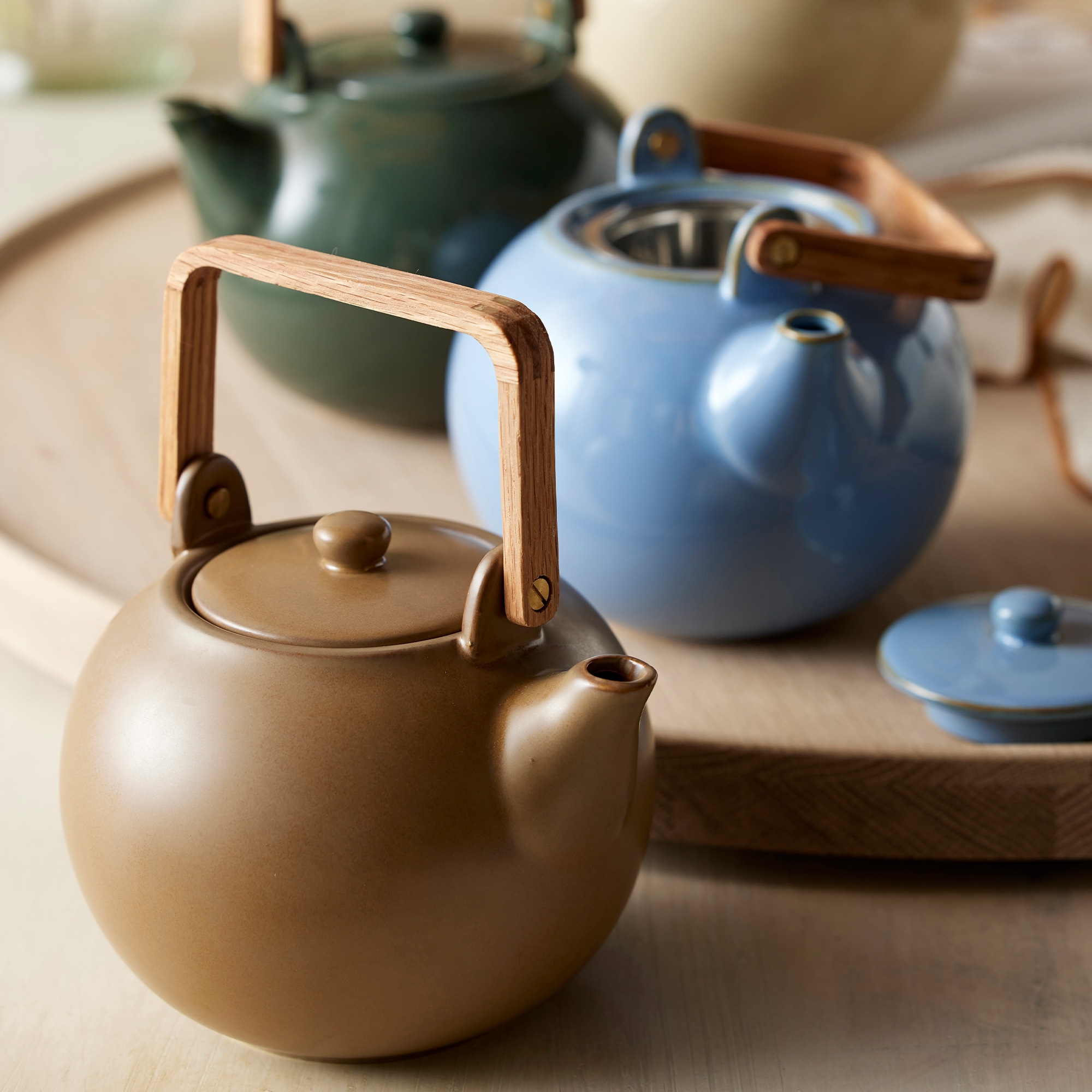 Bitz - Teapot with tea strainer - 1.2 L - Shiny Forest Bitz - Teapot with tea strainer - 1.2 L - Shiny Forest