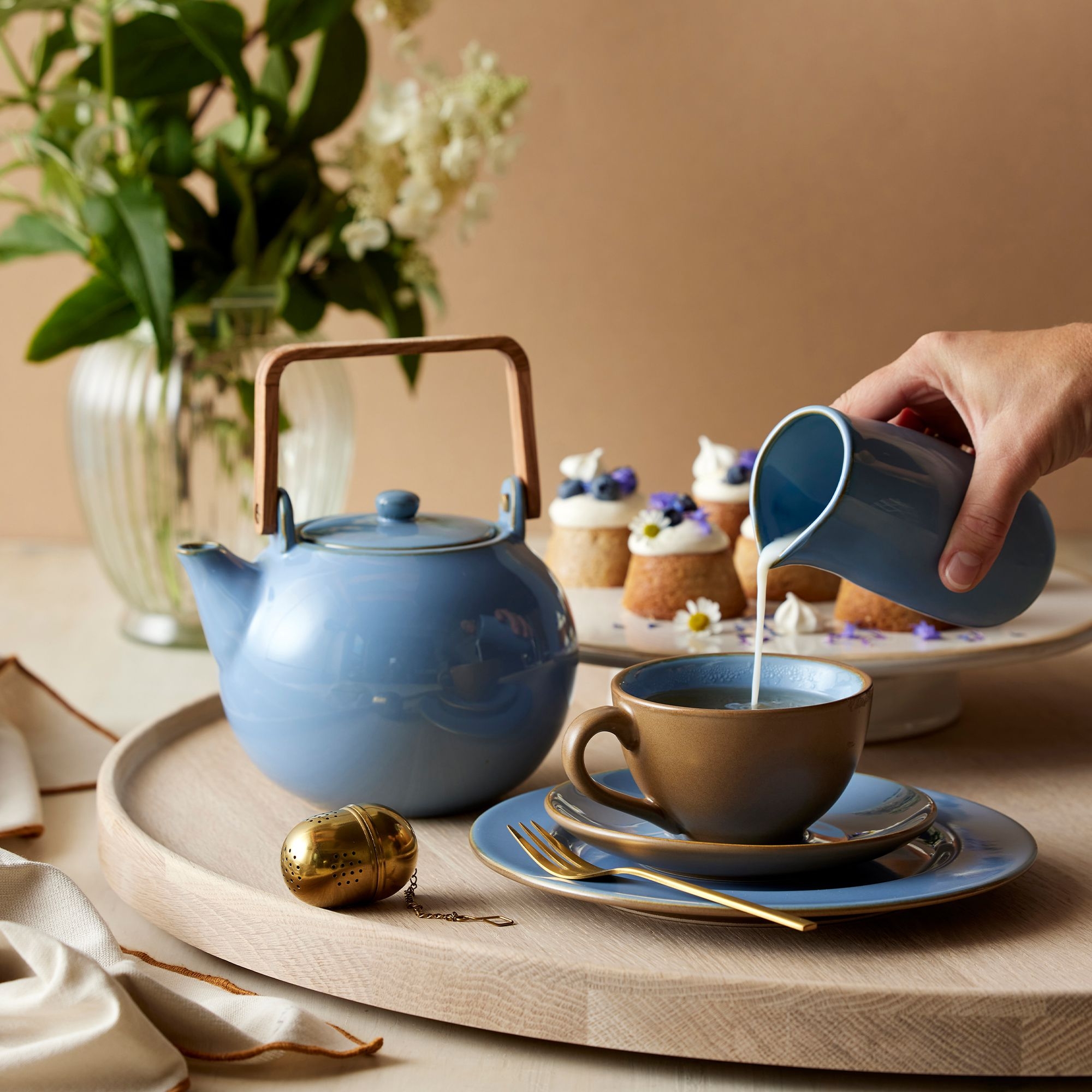 Bitz - Cup with saucer - 240 ml