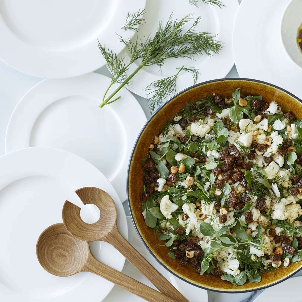 Bitz - Flacher Teller - 27 cm - Bone White Porzellan Bitz - Flacher Teller - 27 cm - Bone White Porzellan