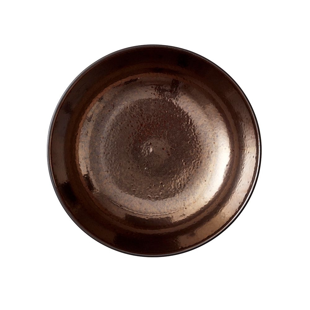 Bitz - Salatschüssel - 24 cm - Schwarz/Bronze