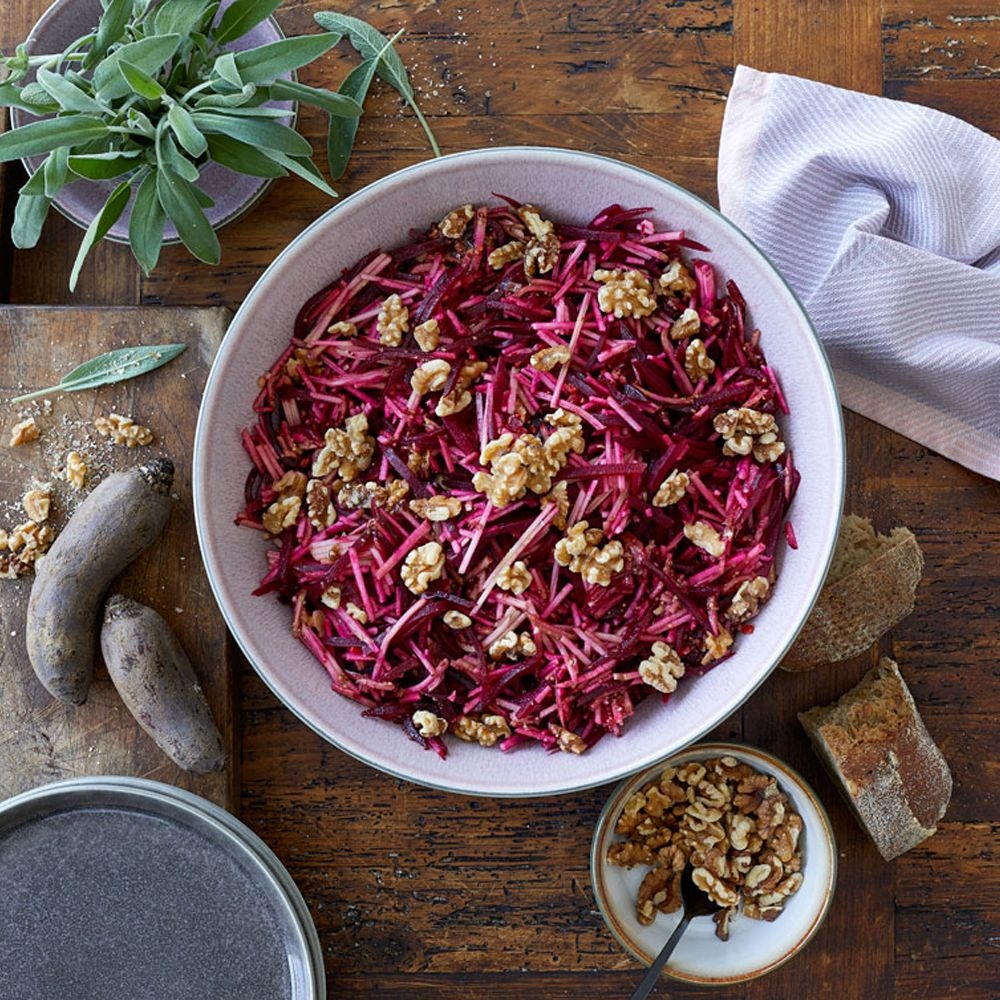 Bitz - salad bowl - 30 cm - Grey/Light pink Bitz - salad bowl - 30 cm - Grey/Light pink