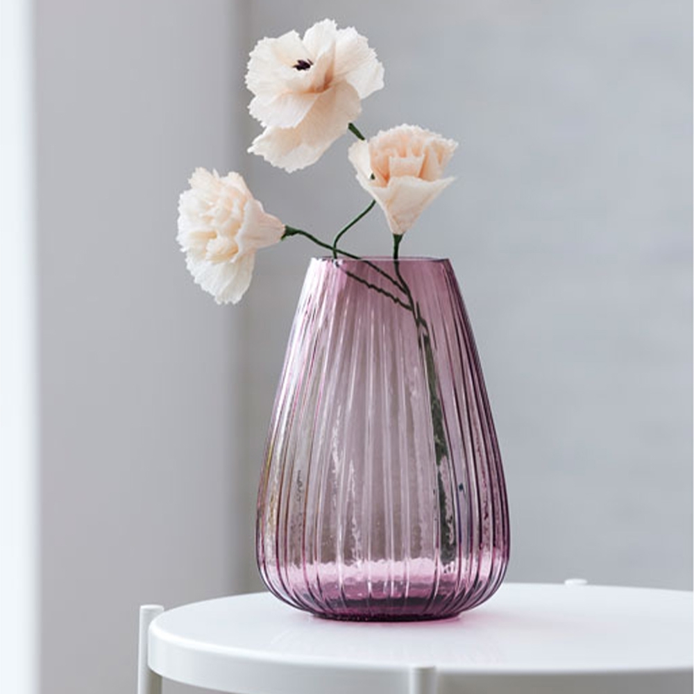 Bitz - Kusintha Vase - 22 cm - Hellpink