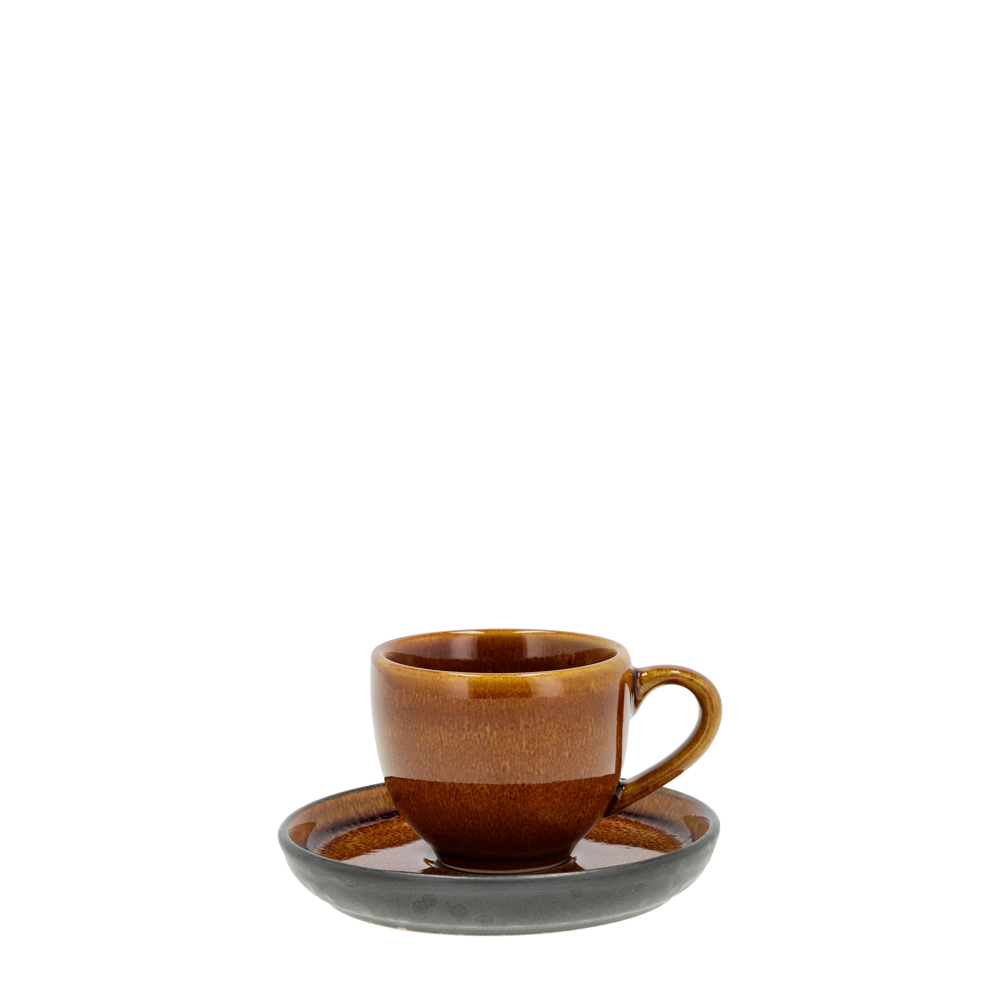 Bitz - Espresso cup with handle and saucer - 7cl Bitz - Espresso cup with handle and saucer - 7cl