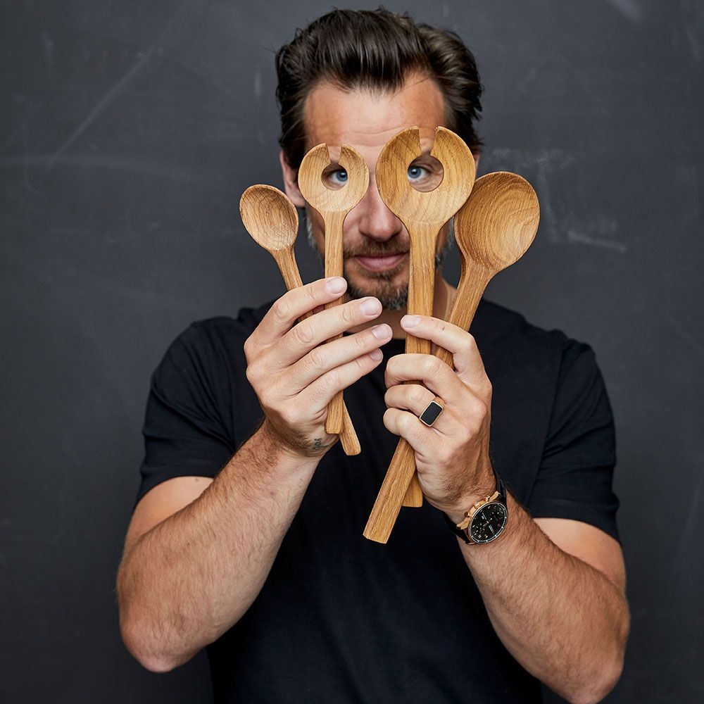 Bitz - Salatbesteck - 32 cm - Eiche Bitz - Salatbesteck - 32 cm - Eiche