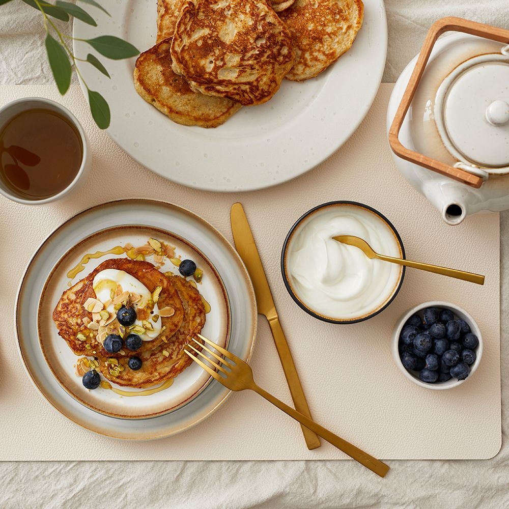 Bitz - Placemats - 46 x 33 - 4 pcs. - black/cream Bitz - Placemats - 46 x 33 - 4 pcs. - black/cream