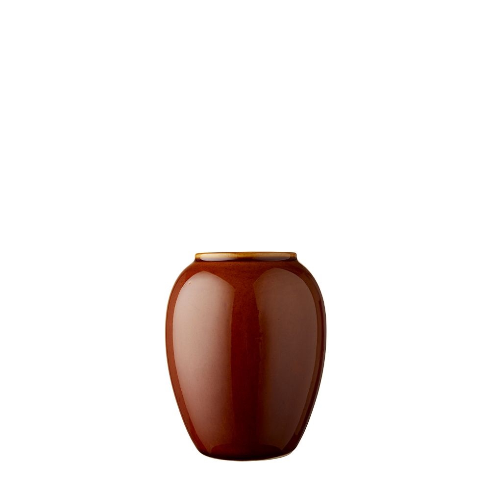 Bitz - Steingut Vase - 12,5 cm - Amber Bitz - Steingut Vase - 12,5 cm - Amber
