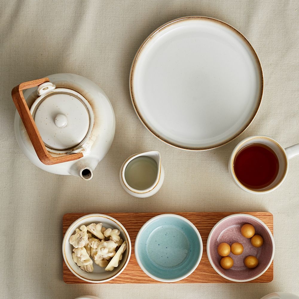 Bitz - Teapot with tea strainer - 1.2 L - cream Bitz - Teapot with tea strainer - 1.2 L - cream