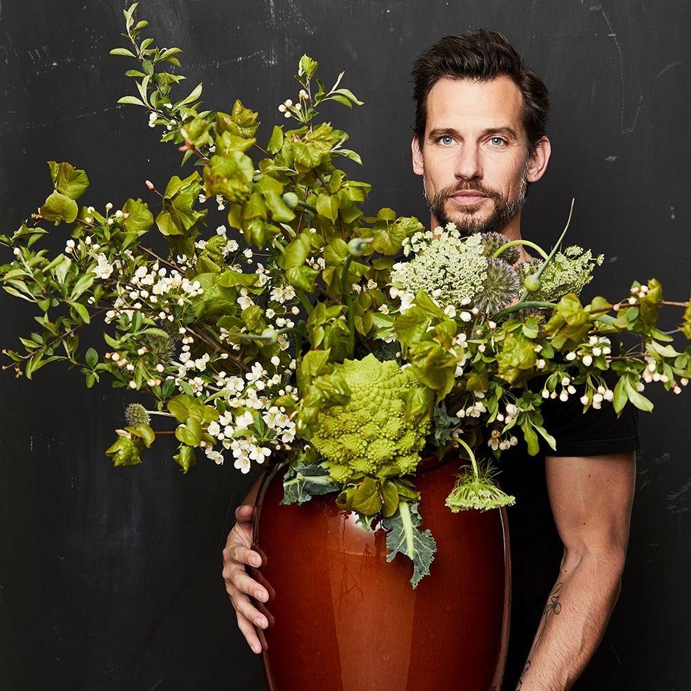 Bitz - Steingut Vase - 50 cm - Amber Bitz - Steingut Vase - 50 cm - Amber