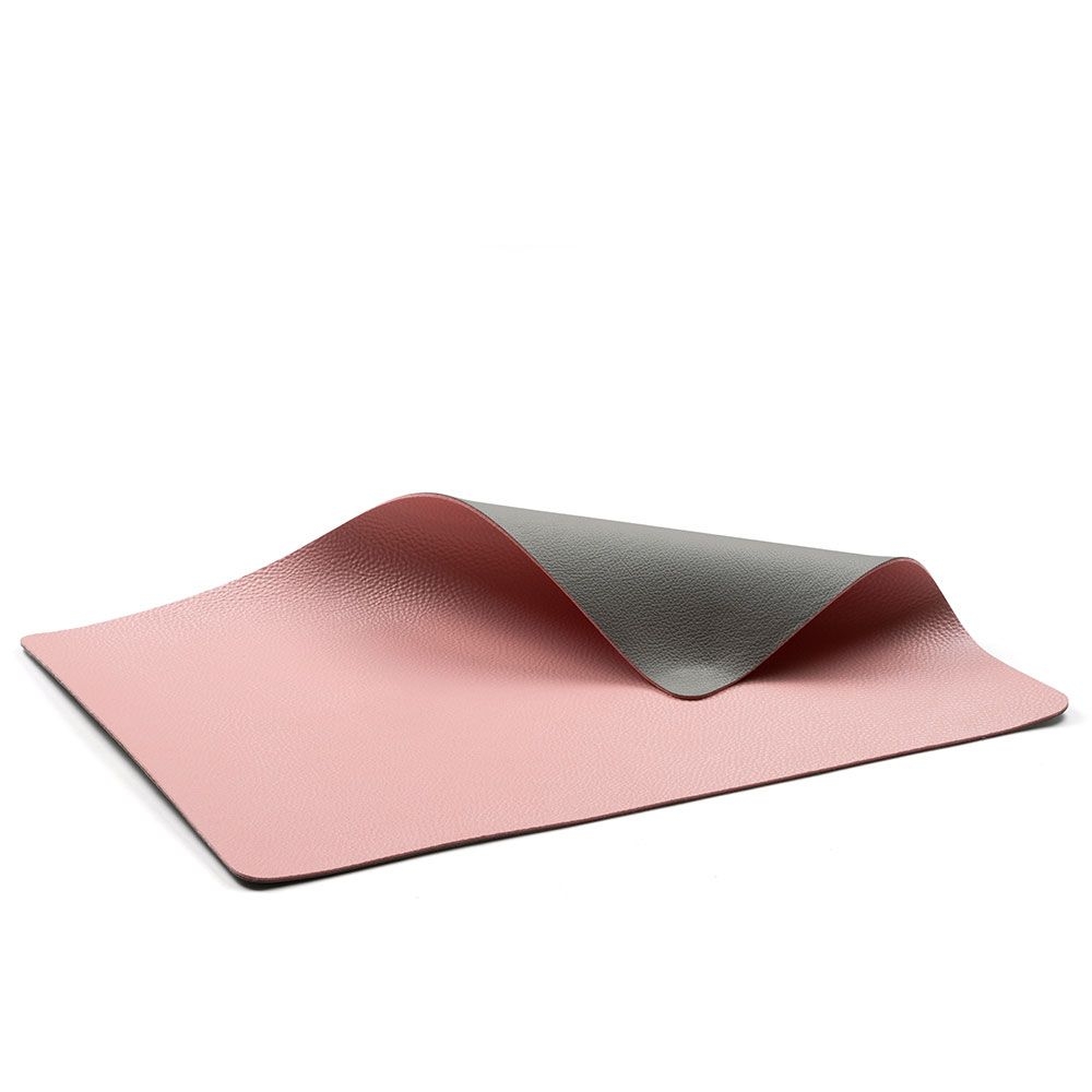 Bitz - Placemat - 46 x 33 cm - 4 pcs - grey/light pink Bitz - Placemat - 46 x 33 cm - 4 pcs - grey/light pink