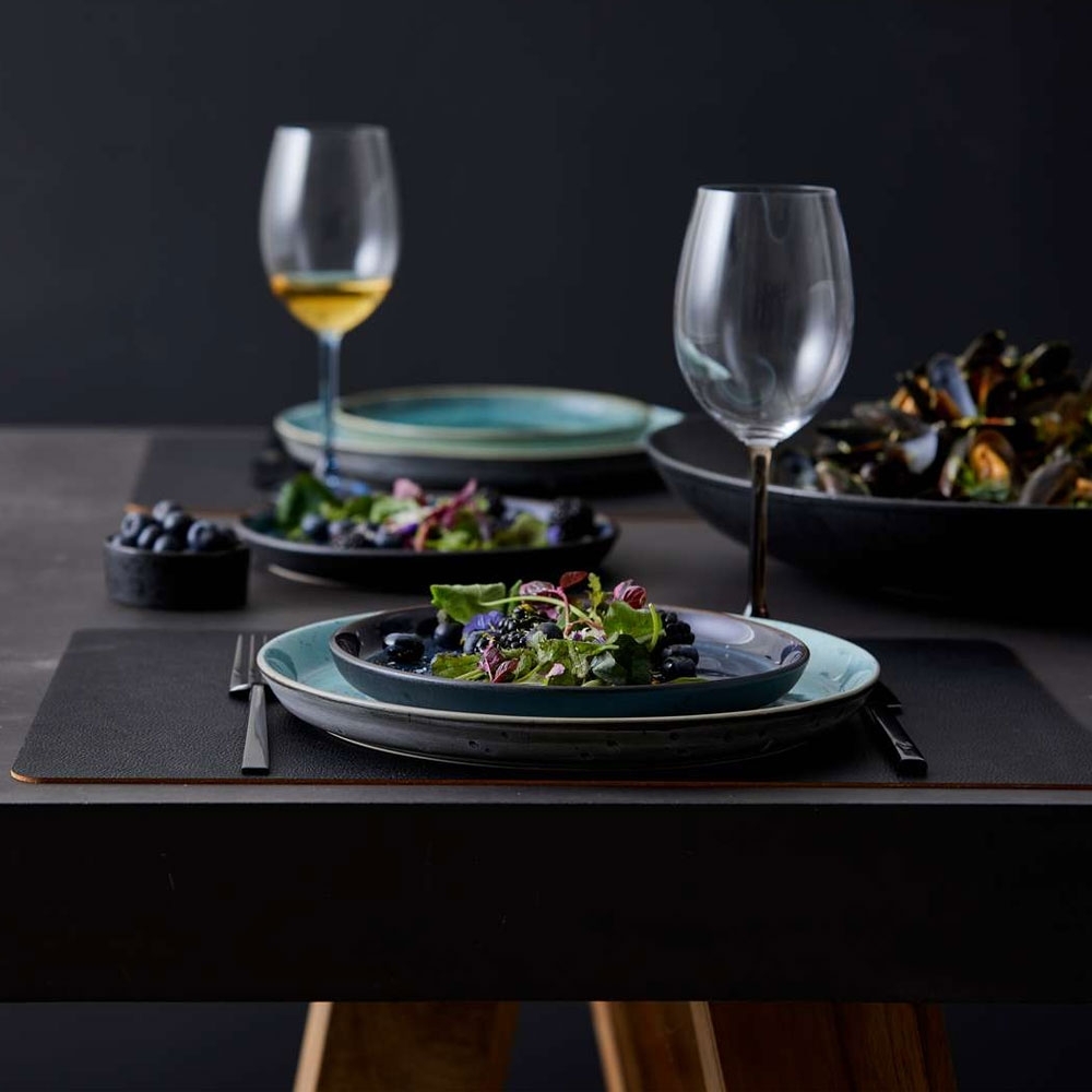 Bitz - Tischset - 46 x 33 cm - 4er Set - Schwarz/Braun Bitz - Tischset - 46 x 33 cm - 4er Set - Schwarz/Braun