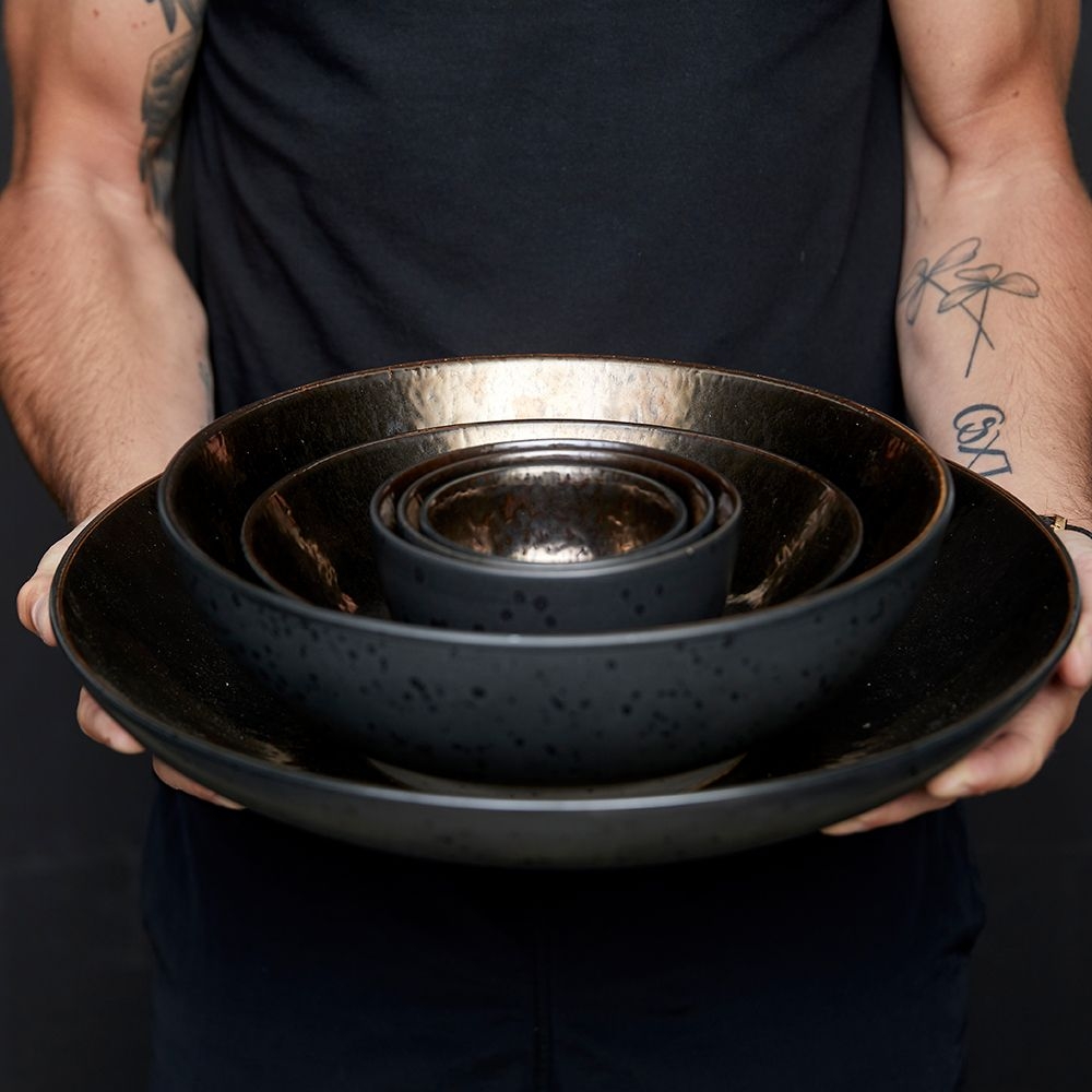 Bitz - Bowl - 10 cm - black/bronze Bitz - Bowl - 10 cm - black/bronze