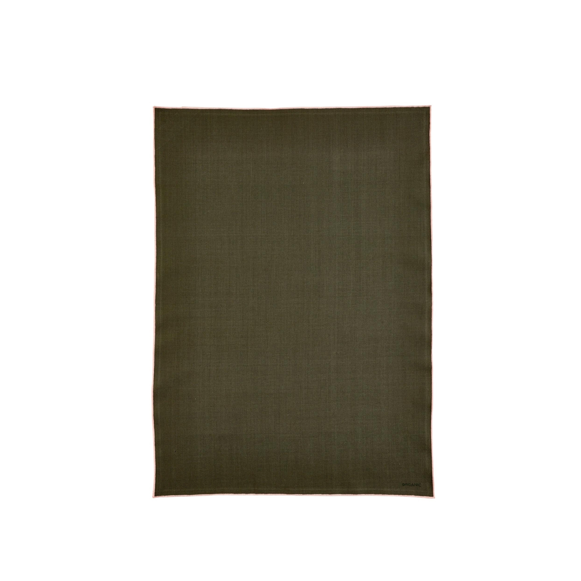 Bitz - Kitchen towel Organic - olive/rose Bitz - Kitchen towel Organic - olive/rose
