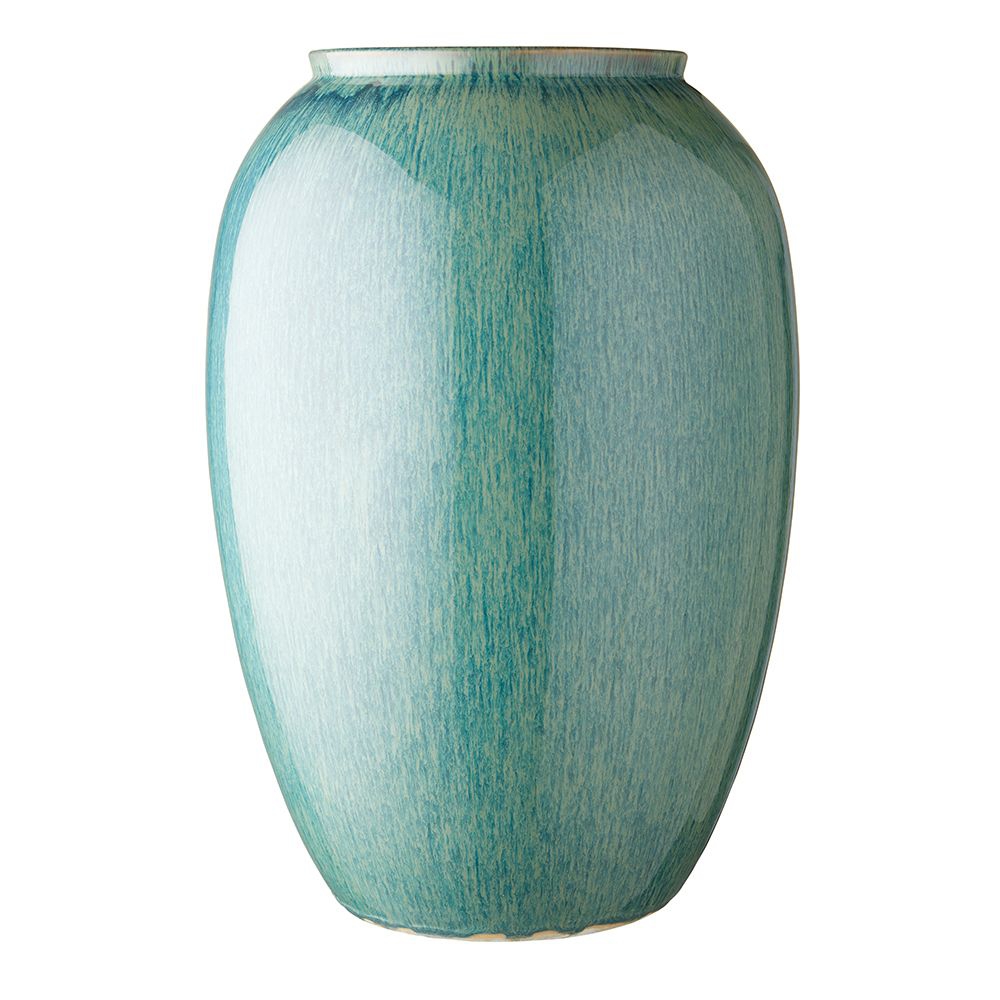 Bitz - Steingut Vase - 50 cm - Grün