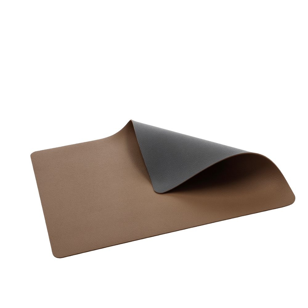 Bitz - Placemat - 46 x 33 cm - 4 pcs - wood/titanium Bitz - Placemat - 46 x 33 cm - 4 pcs - wood/titanium