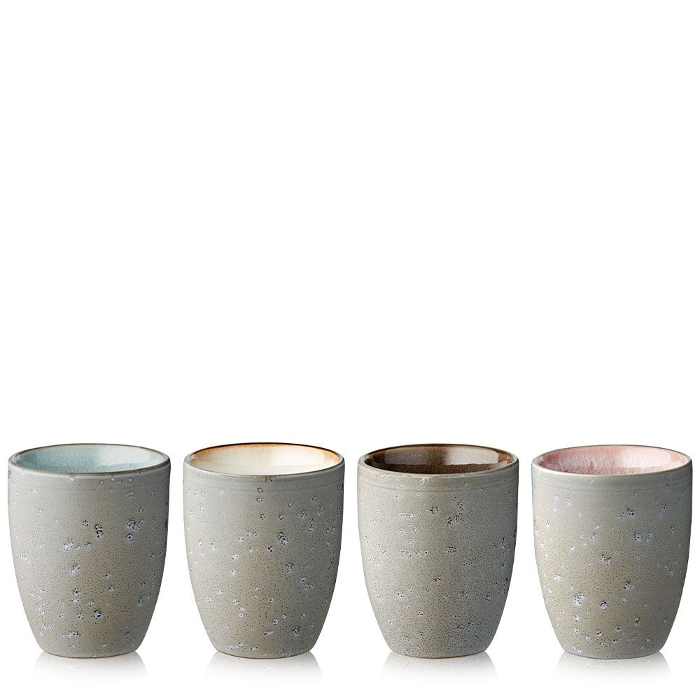 Bitz - Mug without handle - Set of 4 -  270 ml Bitz - Mug without handle - Set of 4 -  270 ml