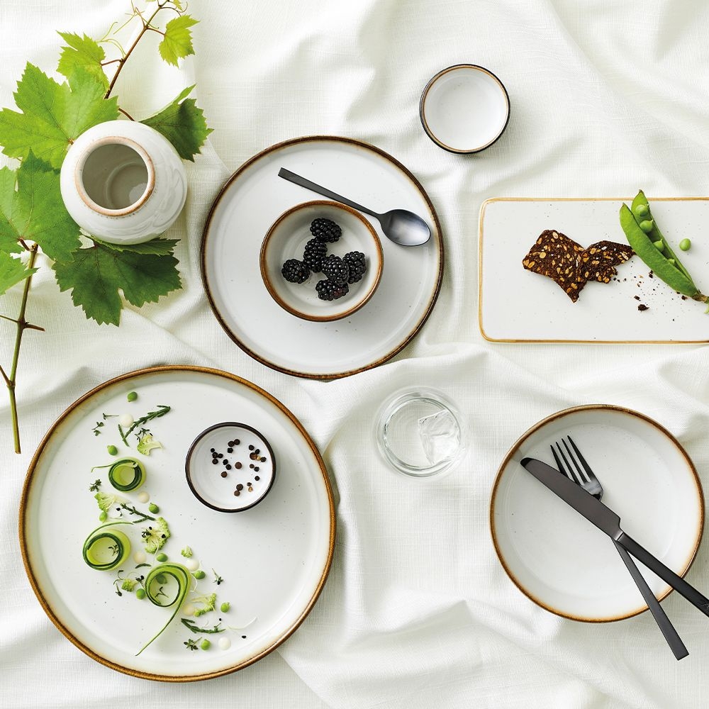 Bitz - Soup bowl - 18 cm - grey/cream Bitz - Soup bowl - 18 cm - grey/cream