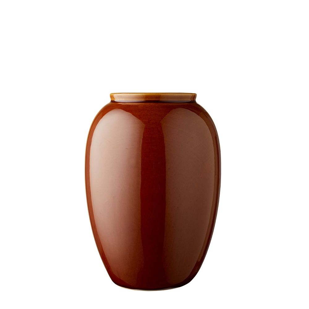 Bitz - Steingut Vase - 25 cm - Amber Bitz - Steingut Vase - 25 cm - Amber