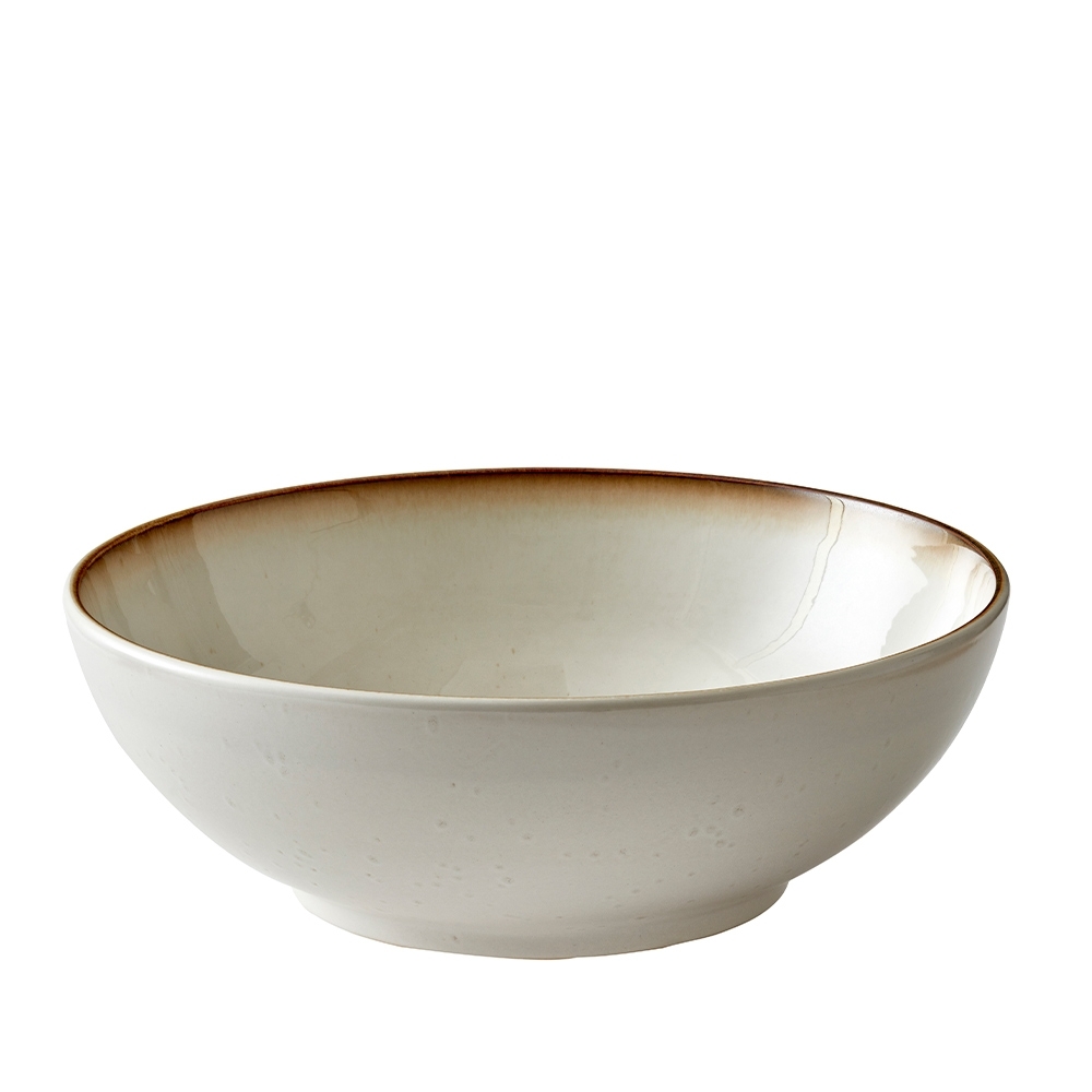 Bitz - salad bowl - 30 cm - Creme/Creme Bitz - salad bowl - 30 cm - Creme/Creme