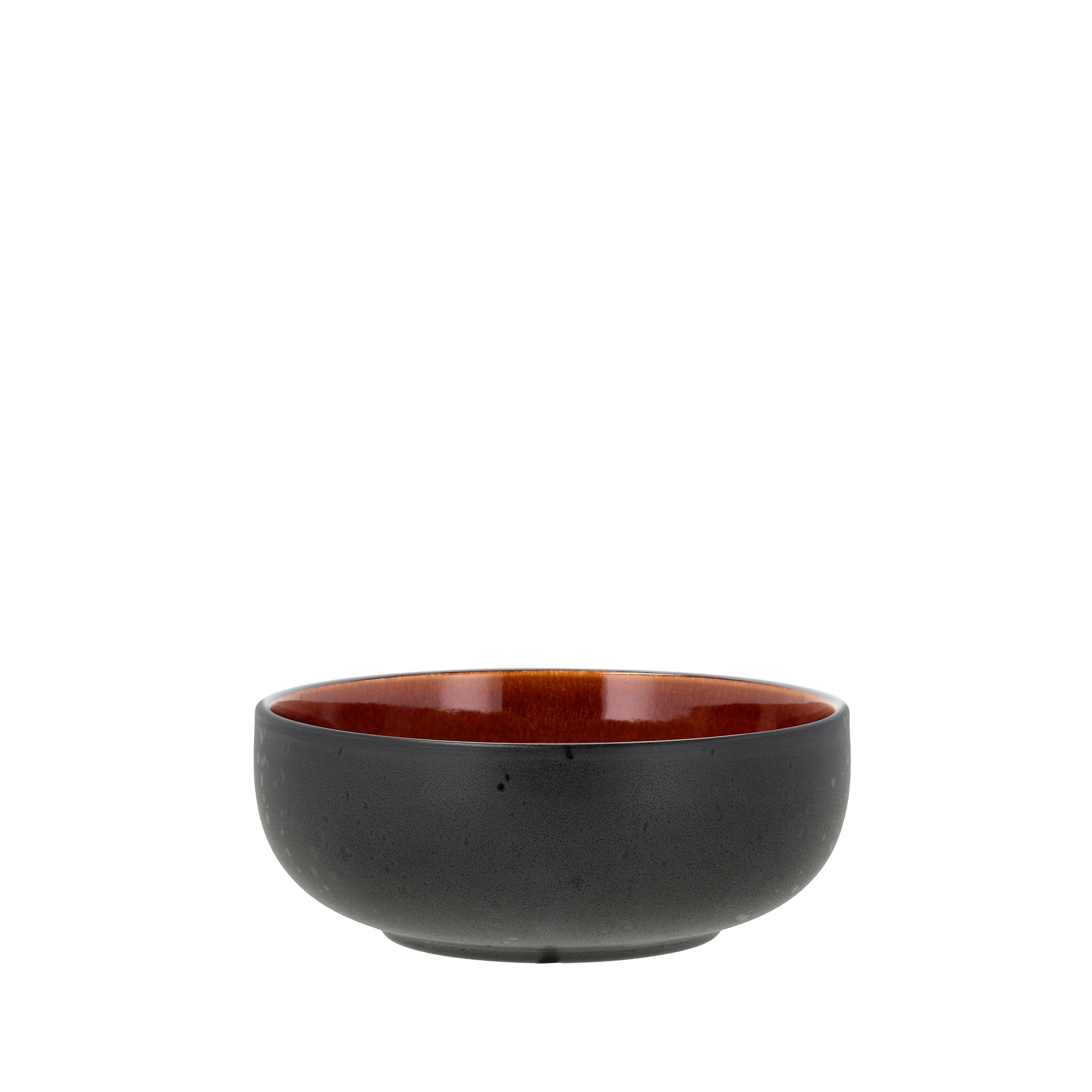 Bitz - Gastro Poke/Ramenschale - 18 cm - Schwarz/Amber