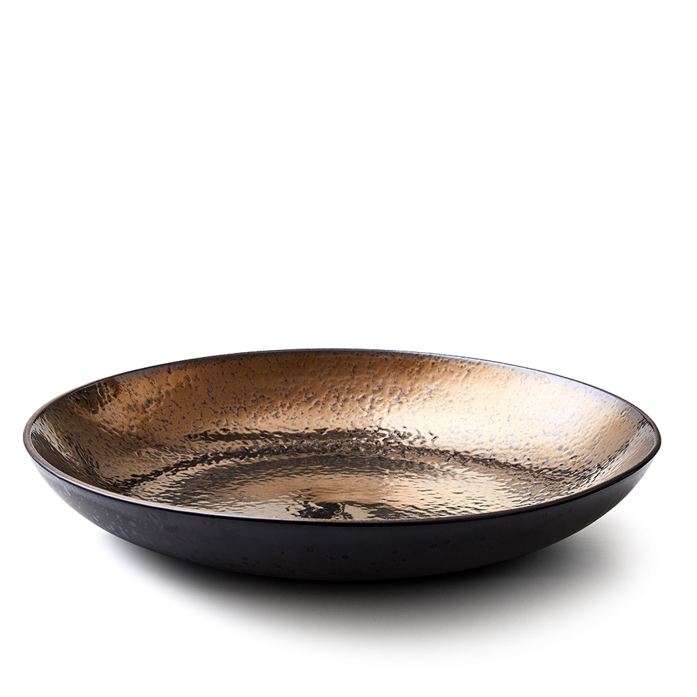 Bitz - Platte - 40 cm - Schwarz/Bronze